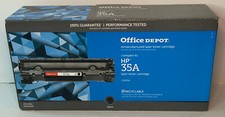 Office Depot CB435A (230-266) Replaces HP 35A Black Toner Cartridge