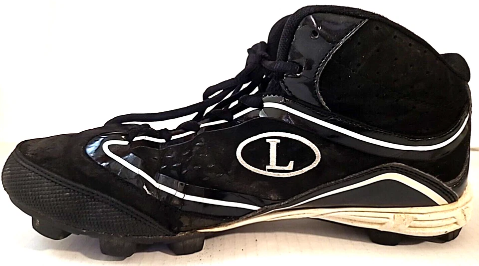 Zapatos de béisbol Louisville Slugger botines para hombre 9,5 negros flexibles PVS 360 Fusion XP Foto 2 de 4