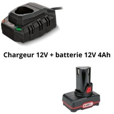 PARKSIDE® Lot Batterie 12 V 4Ah + Chargeur 12V  / 12V Battery 4Ah + 12V Charger