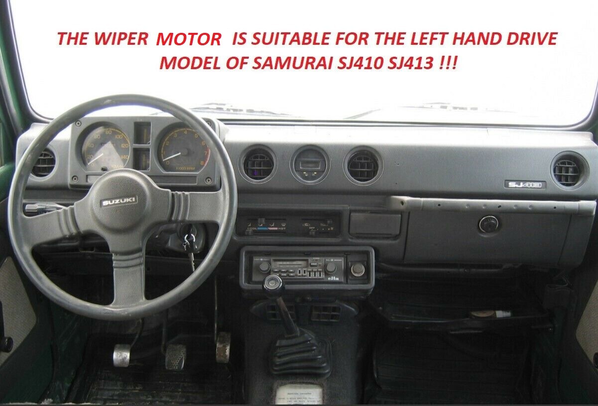 Suzuki Samurai Wiper Motor Left Hand Drive LHD Express Shipping