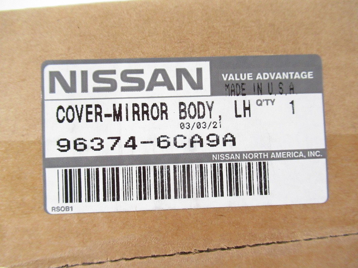 カーナビ Genuine OEM Nissan 96374-6CA9A Left Front Door Mirror Cover 2013