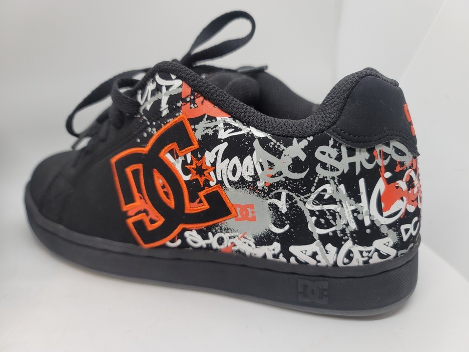 DC Shoes Rob Dyrdek Men s Black Orange Y2k Skater Size 7 Graffiti No dc-shoes-rob-dyrdek-men-s-black-orange-y2k-skater-size-7-graffiti-no