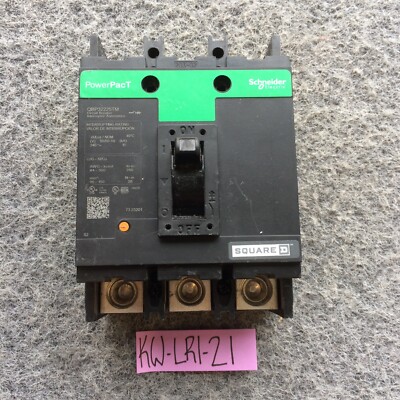 Square D QBP32225TM Circuit Breaker Power PacT 225 Amp NOS - *NEXT DAY OPTION*