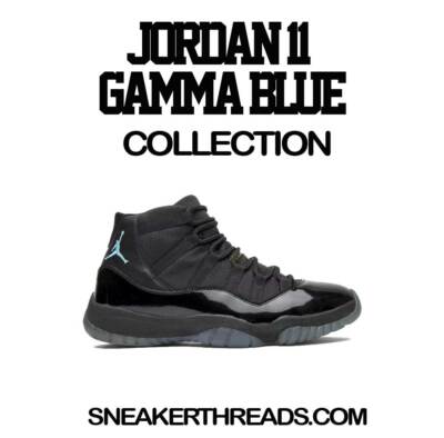Shirts To Match Jordan 11 Gamma Blue Retro 11 Sneaker Tees - Goat Shirt | eBay