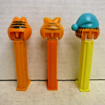 Garfield PEZ Lot of 3 Vintage Candy Dispensers 051524AST-B | eBay