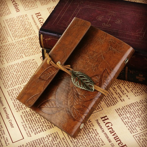 Blank notebook journal Creative Notebook Loose-leaf Leaves Pattern Travel - Picture 4 of 11