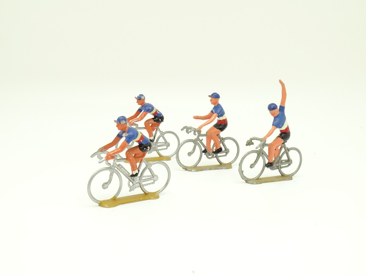 Jouet Cyclisme Cofalu COFALU - LOT 10 Coureurs Cyclistes Tour De France (petits Modèles) à Figurine Cycliste