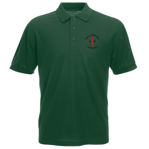 OFFICIAL 59 Commando Royal Engineers Embroidered Polo Shirt - 第 1/11 張圖片