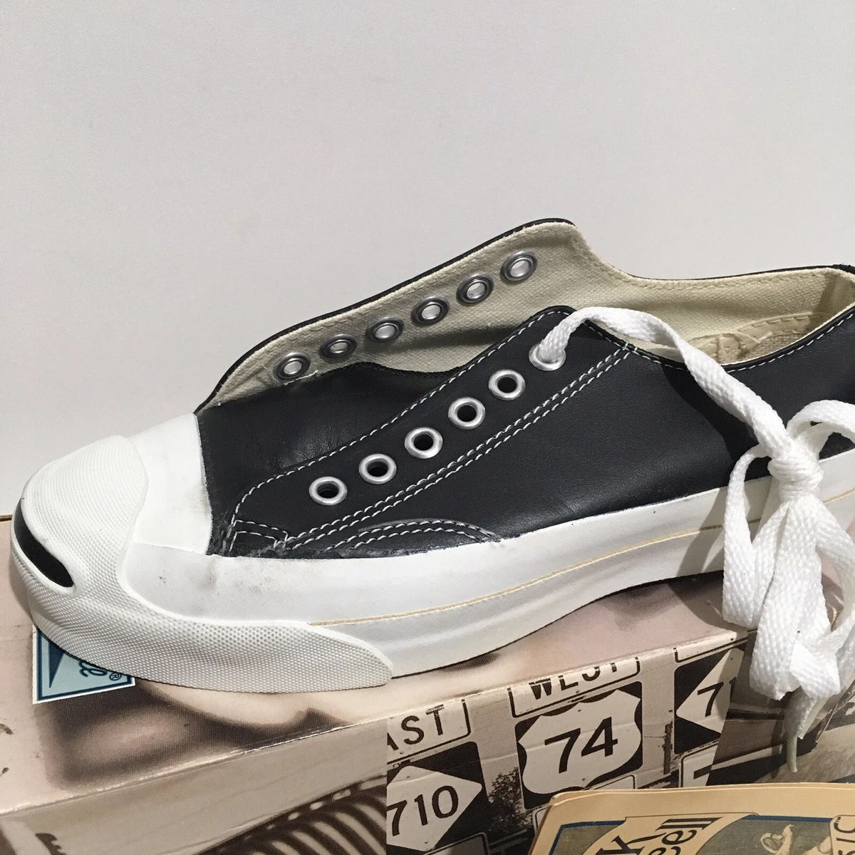 Converse jack clearance purcell cuir blanc