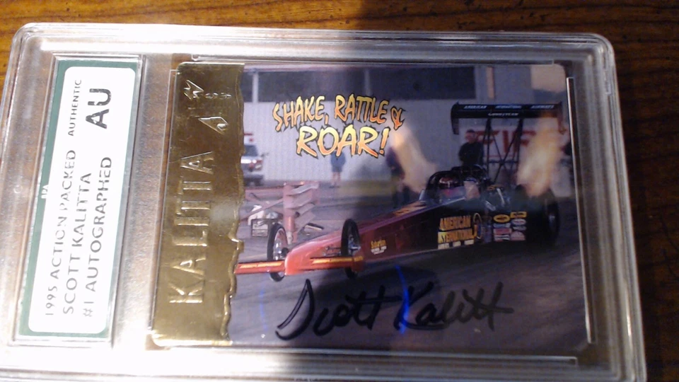 1995 ACTION PACKED SCOTT KALITTA #1 AUTOGRAPHED AUTHENTIC SPA - Image 2 of 4
