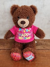 Build A Bear Workshop Happy Birthday Plush Stuffed Bear ADORABLE SOFT.