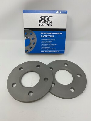 20mm 2x10mm Spurverbreiterungen SCC für VW T2 T3 Bus 5x112 66,6 Distanzscheiben
