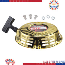 Gold Chrome Pull Recoil Starter For Predator 212cc Coleman CT200U BT200X KT196