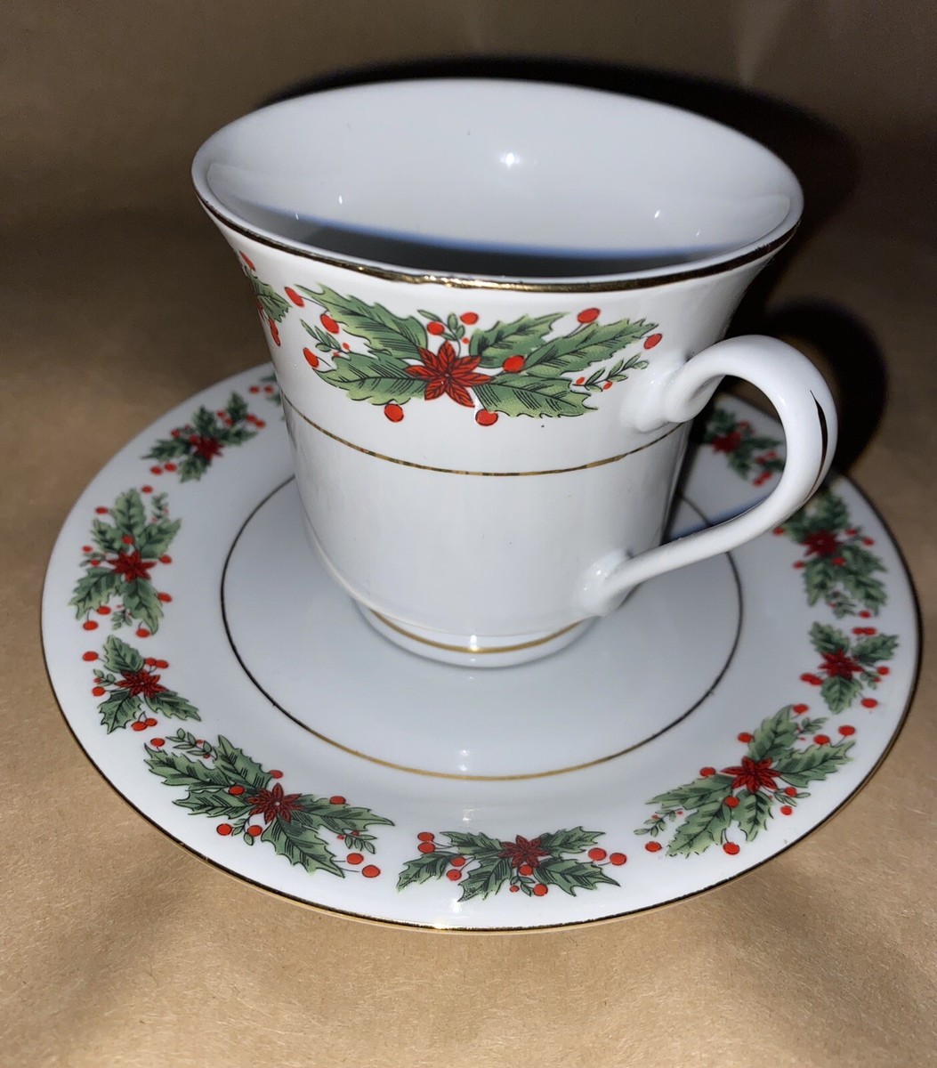 Lynn’s Christmas Teacup and Saucer Vintage Teacups