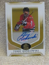2020 SP Signature Edition Legends Gold Spectrum Foil Terry Ruskowski #129 Auto