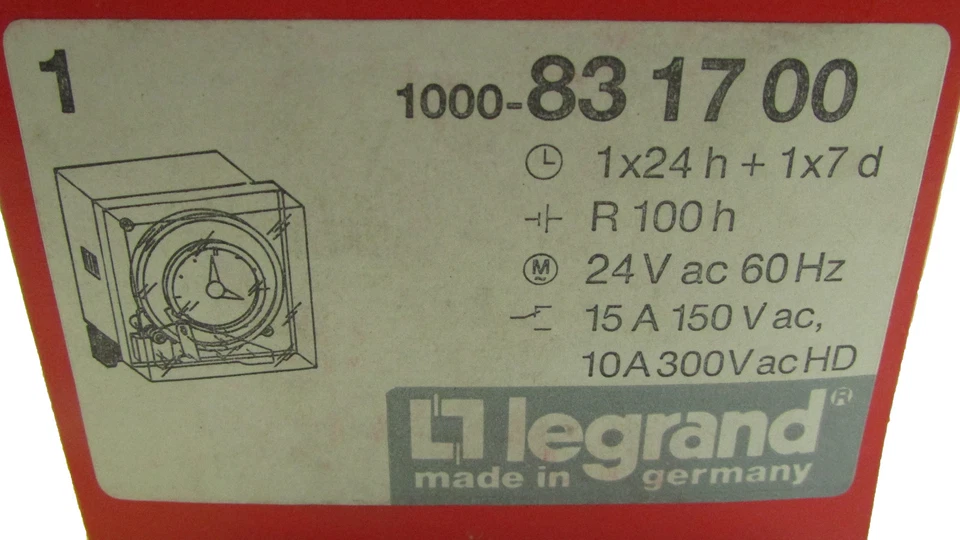 REX 924231 Legrand MaxiRex QWT 497 57 24hr Timer used CWP - Image 3 of 4