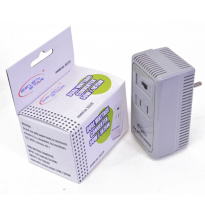Seven Star Travel Power Converter 50-1875 Dual Watt 220 To 110 Volt 50W-1875W 
