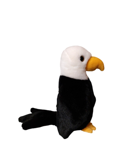 TY Beanie Buddies American Bald Eagle Plush Black White Stuffed Animal 10" - Picture 5 of 5