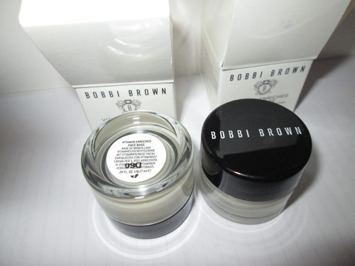 Menge 2 Bobbi Brown Vitamin angereicherte Gesichtsbasis 0,24 Unzen 7 ml jede Reisegröße Neu im Karton - Bild 1 von 4