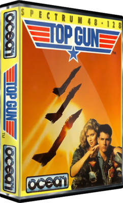 Sinclair ZX Spectrum 48K Game - TOP GUN - Ocean - Tested & Working - Classic