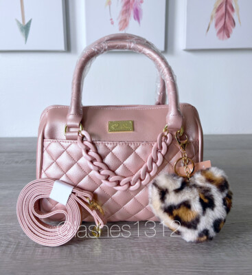 BETSEY JOHNSON Bag Chain Barrel Crossbody - Rose Gold  display picture 2