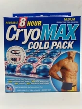 CryoMax 8 Hour Reusable 6" x 12" Cold Therapy Ice Pack and Comfort Wrap - Medium