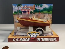 Chevron & Standard Oil 1999 The Chevron Cars C.C. BOAT 'N TRAILER New in Box