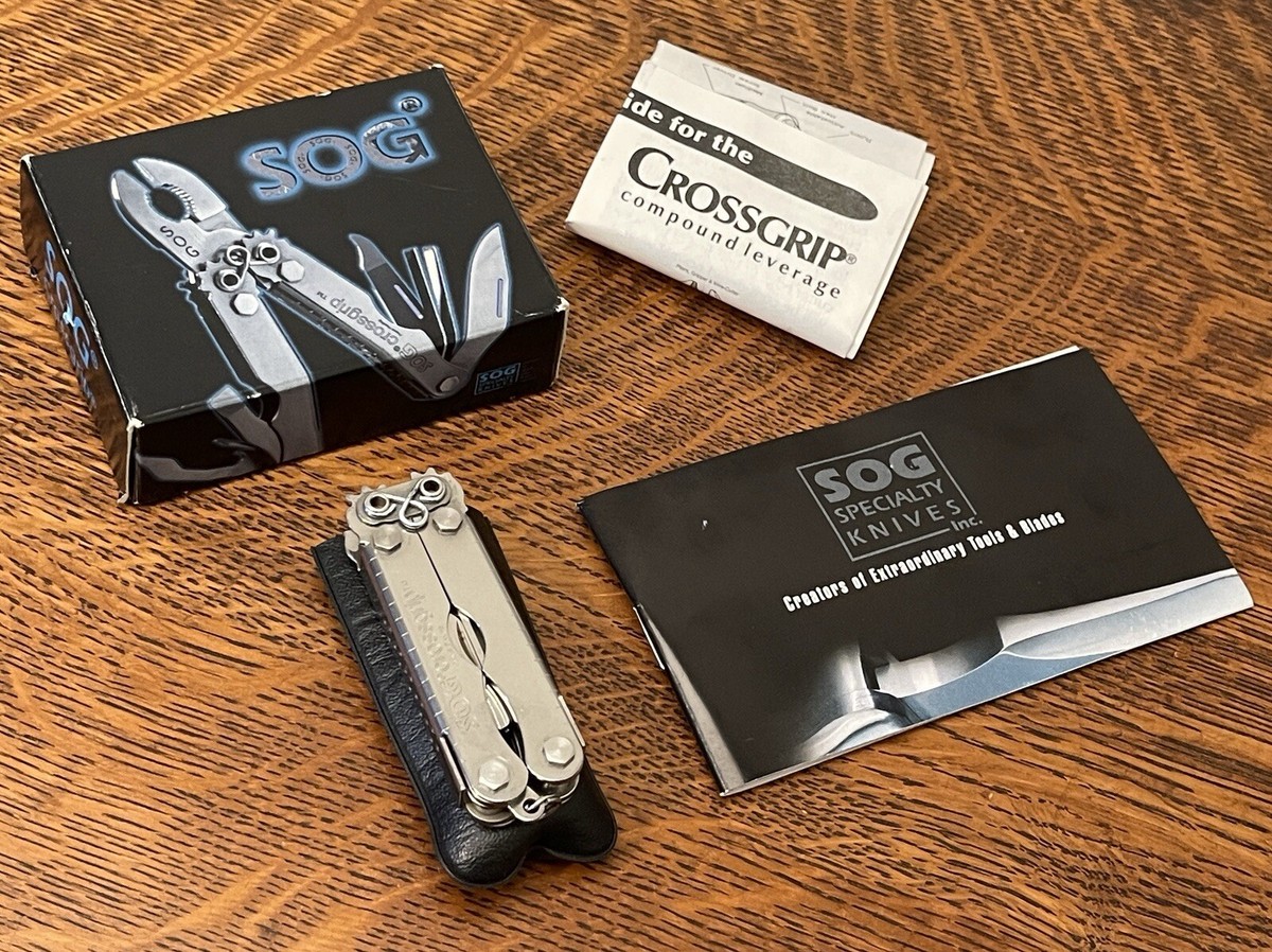 1999 SOG Crossgrip Multi-Tool New Collectible USA NOS IN BOX