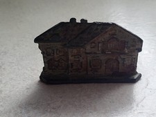 Deko Haus aus Zinn Metall
