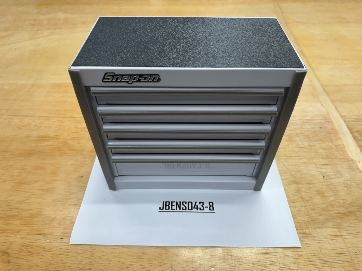 Snap-on Tools NEW GLOSS WHITE Desktop Five-Drawer Micro Roll Cab