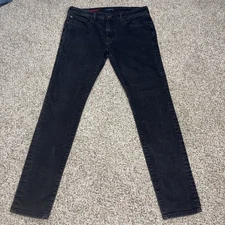 Prps August McGregor AM Jeans Mens 34 Fits 35 X 33 Black Whoop A** And Look Good