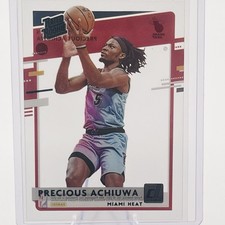 Precious Achiuwa 2020-21 Clearly Donruss Rated Rookie #95 Miami Heat RC