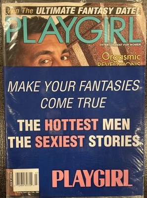 Playgirl Magazine July, 2004. Fantasy Dream Date,Orgasmic Review. Sealed New