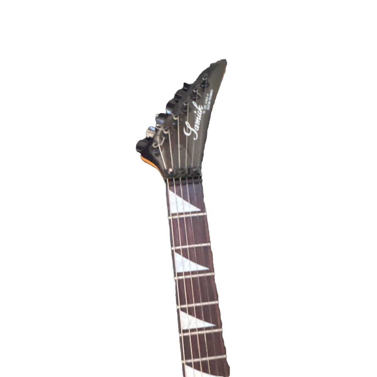Samick early 90s electric guitar. green wood style finish really