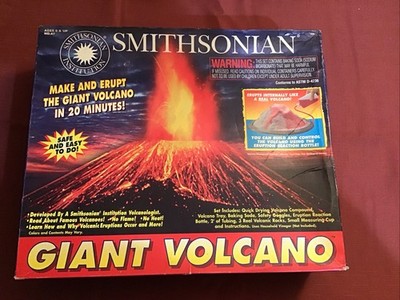 Smithsonian Giant Volcano Kit-Never Used-Vintage