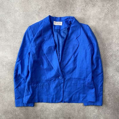 Pendleton Blazer Jacke Damen Petite 32'' Business Sport Mantel, blau