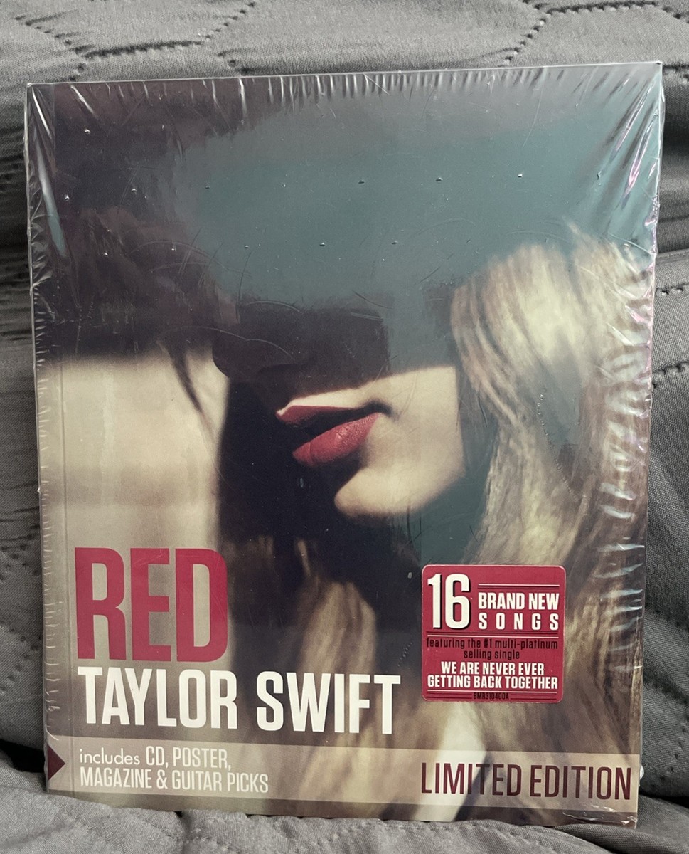 新品 taylor swift RED LIMITED EDITION Taylor Swift Red CD Zinepak Limited Edition 2012 Poster