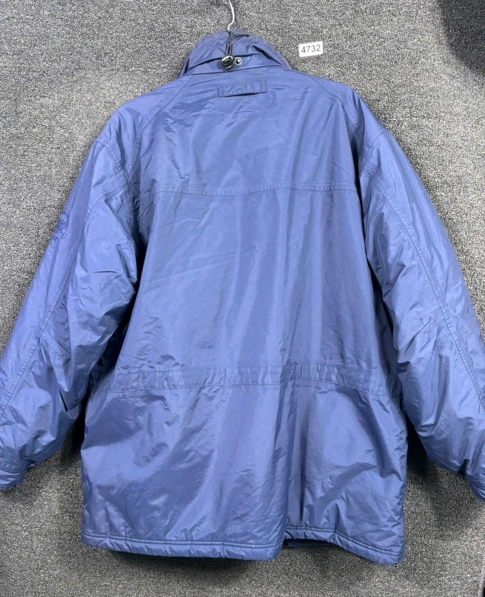 Cabela's Winter Jacket Mens Sz XL Blue Hooded GORE-TEX Ultra