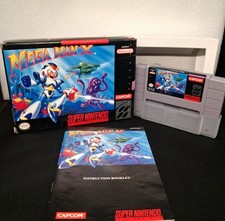 Mega Man X Super Nintendo SNES CIB Complete Excellent Cart Great Condition