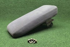 1991-1994 Ford Explorer Ranger Center Console Armrest Cloth Dark Gray Oem Read