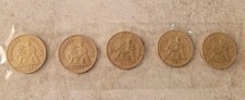Série de 5 pièces  2 francs Chambre de Commerce et d’Industrie 1921 à  1925