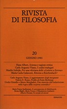 Rivista di filosofia. Ottobre 1981 - Fascicolo II (Volume LXXII n.20) - AA.VV.