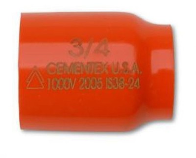 1PC Cementex IS38-24 Insulated 3/8'' Square Drive Socket, 3/4''