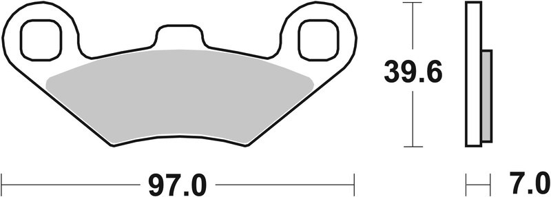 Plaquettes de frein BREMBO Scooter métal fritté 07104XS pour vos trajets urbains