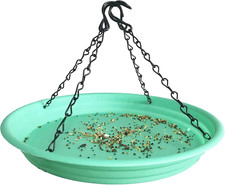 Large Hanging Bird Feeder Tray, Platform Seed Tray for Bird Feeders, Outdoor ...