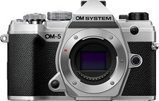  Brand New OM SYSTEM OM-5 Mirrorless Digital Camera SILVER Body Only 20.4MP