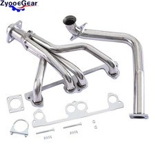 New Stainless Steel Exhaust Header Manifold Fits 1991-1995 Jeep Wrangler Yj 2.5l