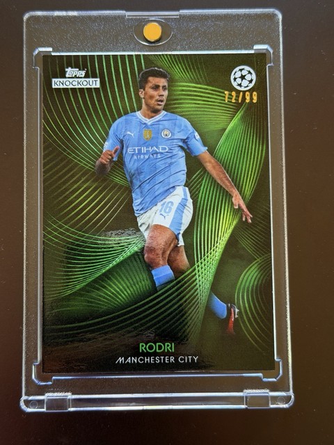 2023-24 Topps UEFA Champions League Knockout - Rodri Green /99