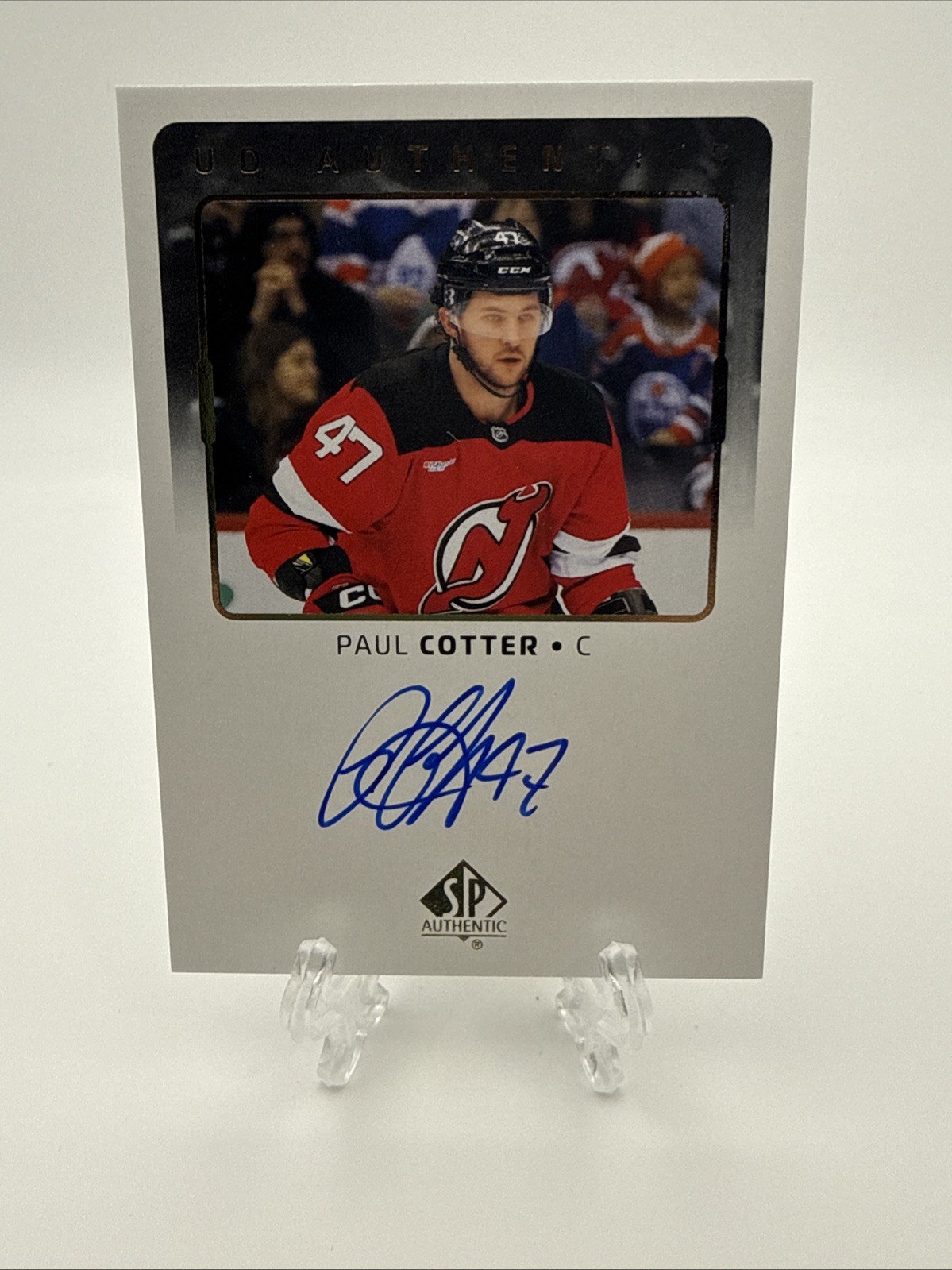 2025-26 Upper Deck SP Authentic PAUL COTTER #UDA-PC UD Authentics On Card Auto
