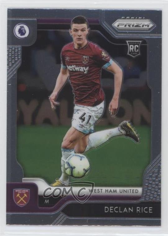 2019-20 Panini Prizm Premier League Declan Rice #7 l4t